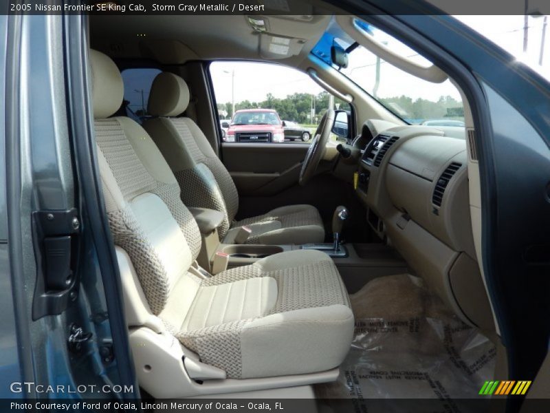 Storm Gray Metallic / Desert 2005 Nissan Frontier SE King Cab