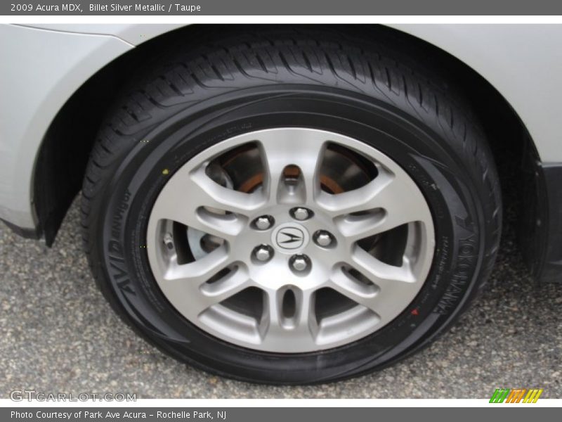 Billet Silver Metallic / Taupe 2009 Acura MDX