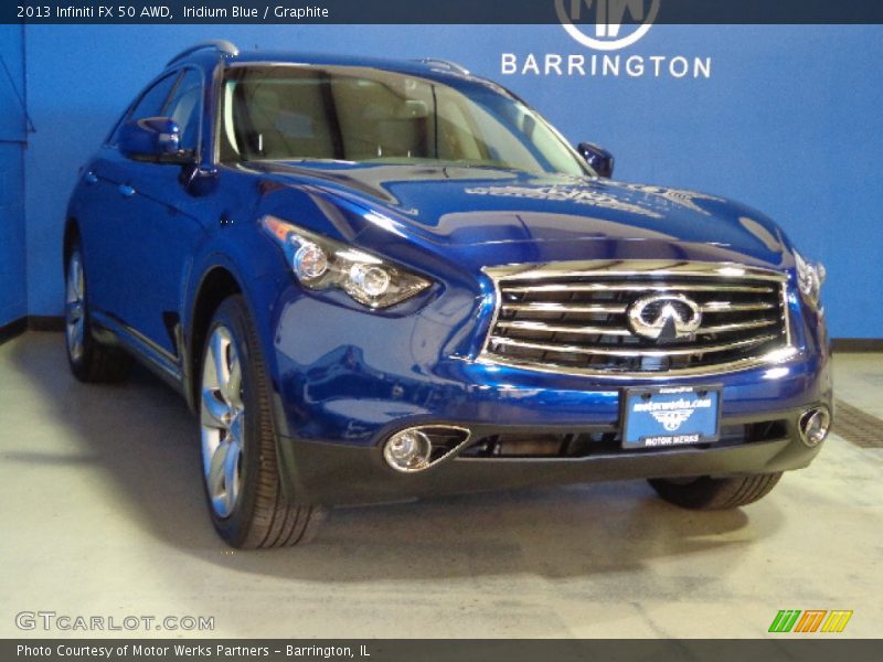 Iridium Blue / Graphite 2013 Infiniti FX 50 AWD