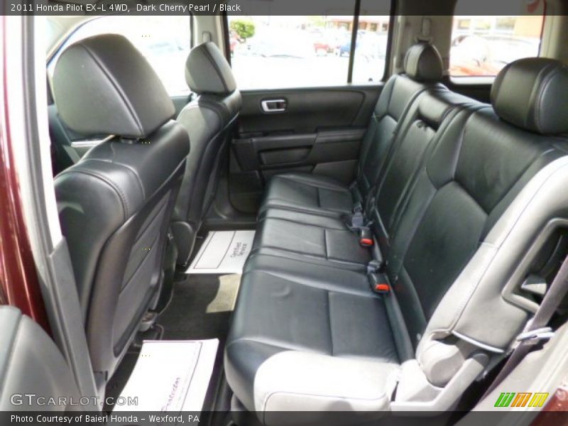 Dark Cherry Pearl / Black 2011 Honda Pilot EX-L 4WD