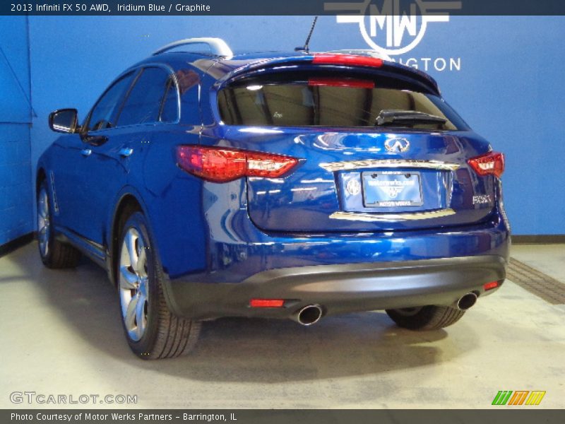 Iridium Blue / Graphite 2013 Infiniti FX 50 AWD