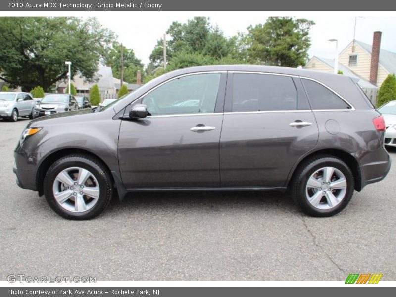 Grigio Metallic / Ebony 2010 Acura MDX Technology