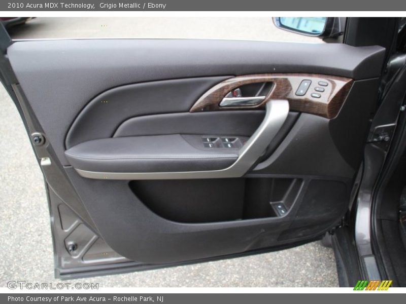 Grigio Metallic / Ebony 2010 Acura MDX Technology