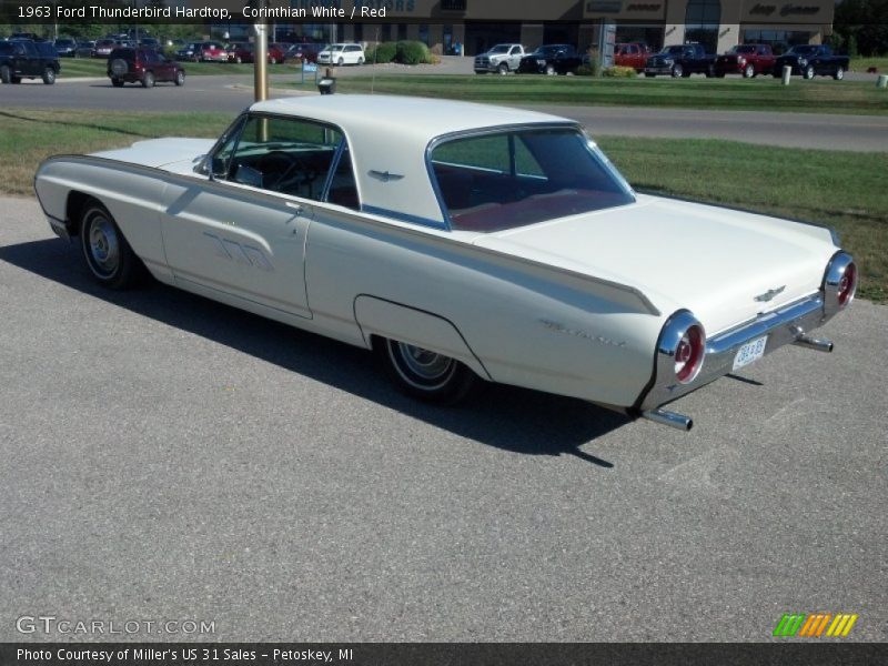 Corinthian White / Red 1963 Ford Thunderbird Hardtop
