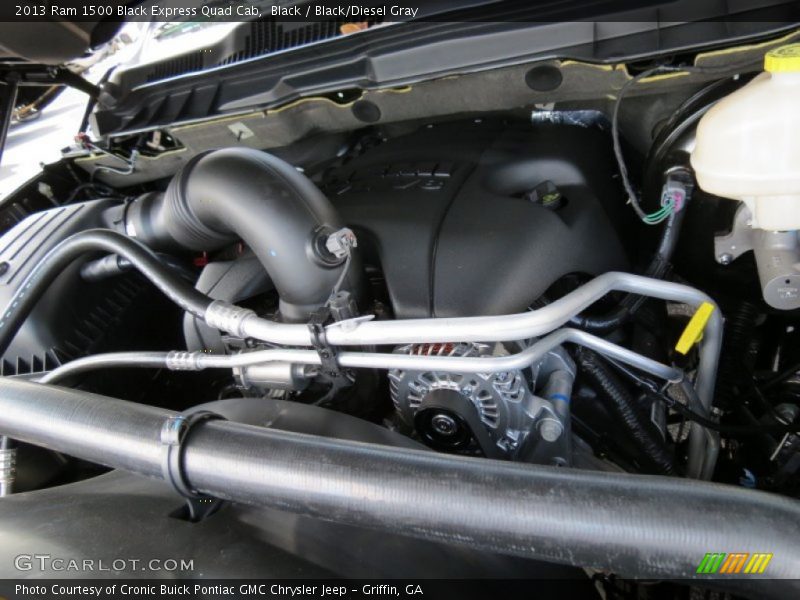 Black / Black/Diesel Gray 2013 Ram 1500 Black Express Quad Cab