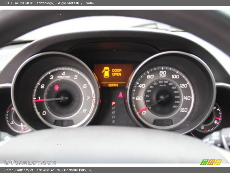 Grigio Metallic / Ebony 2010 Acura MDX Technology