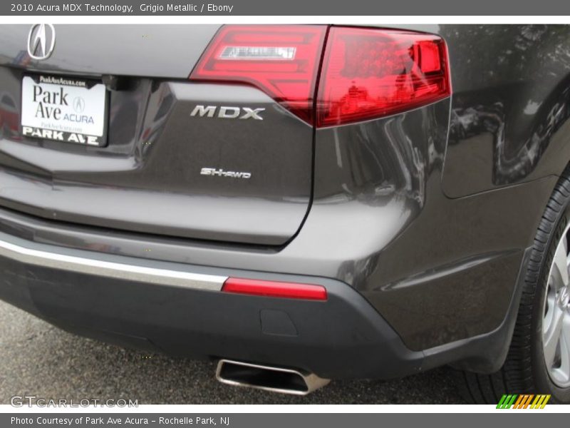 Grigio Metallic / Ebony 2010 Acura MDX Technology