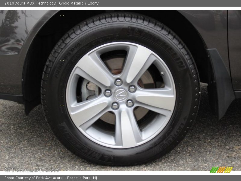 Grigio Metallic / Ebony 2010 Acura MDX Technology