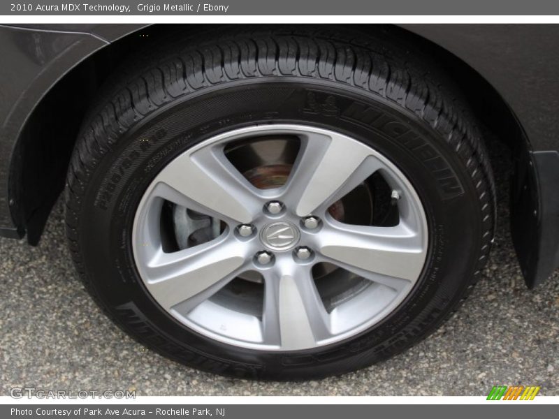 Grigio Metallic / Ebony 2010 Acura MDX Technology