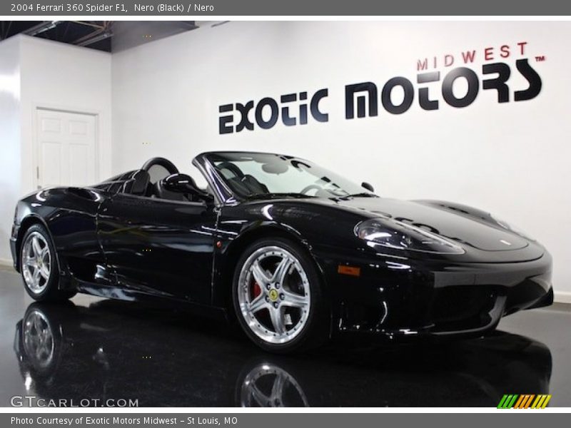 Nero (Black) / Nero 2004 Ferrari 360 Spider F1