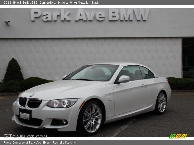 Mineral White Metallic / Black 2013 BMW 3 Series 335i Convertible