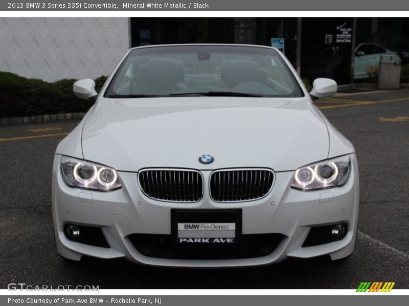 Mineral White Metallic / Black 2013 BMW 3 Series 335i Convertible