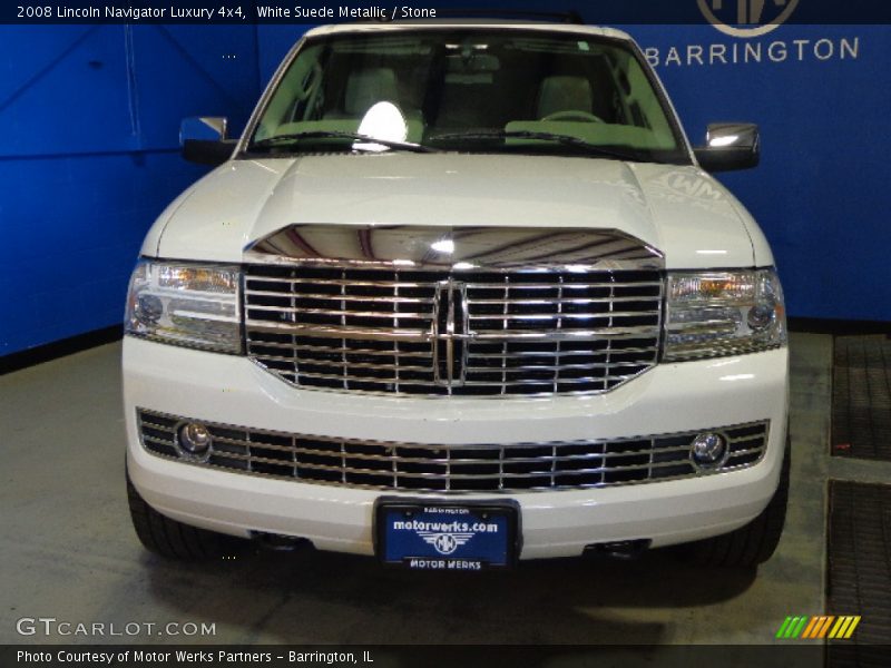 White Suede Metallic / Stone 2008 Lincoln Navigator Luxury 4x4
