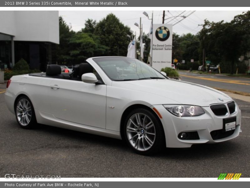 Mineral White Metallic / Black 2013 BMW 3 Series 335i Convertible
