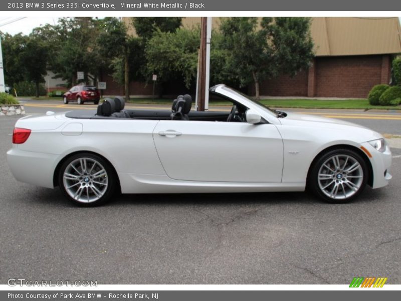 Mineral White Metallic / Black 2013 BMW 3 Series 335i Convertible