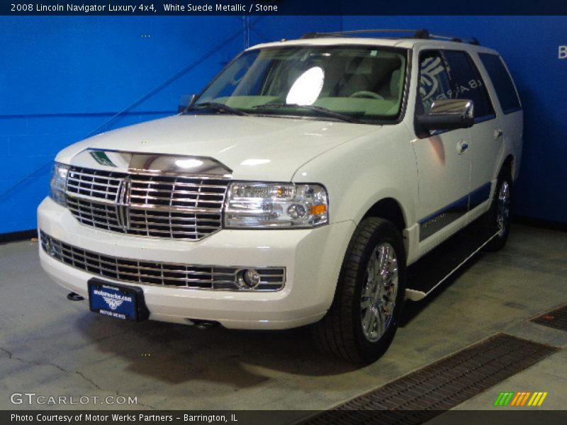 White Suede Metallic / Stone 2008 Lincoln Navigator Luxury 4x4