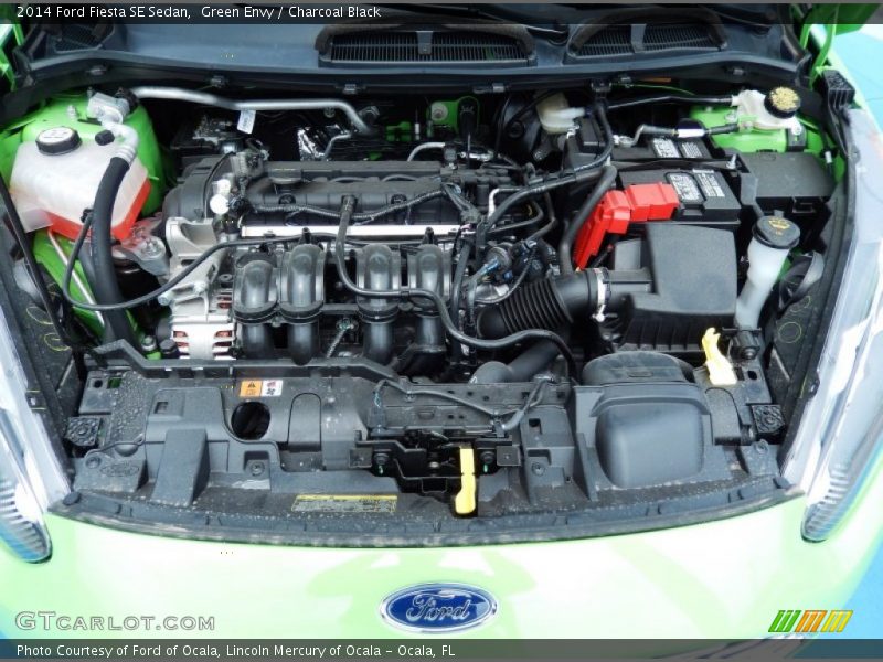  2014 Fiesta SE Sedan Engine - 1.6 Liter DOHC 16-Valve Ti-VCT 4 Cylinder