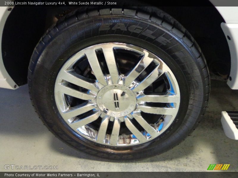 White Suede Metallic / Stone 2008 Lincoln Navigator Luxury 4x4
