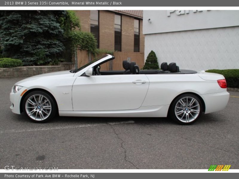 Mineral White Metallic / Black 2013 BMW 3 Series 335i Convertible