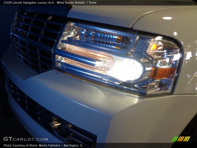 White Suede Metallic / Stone 2008 Lincoln Navigator Luxury 4x4
