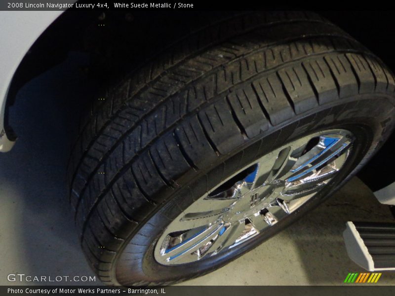 White Suede Metallic / Stone 2008 Lincoln Navigator Luxury 4x4