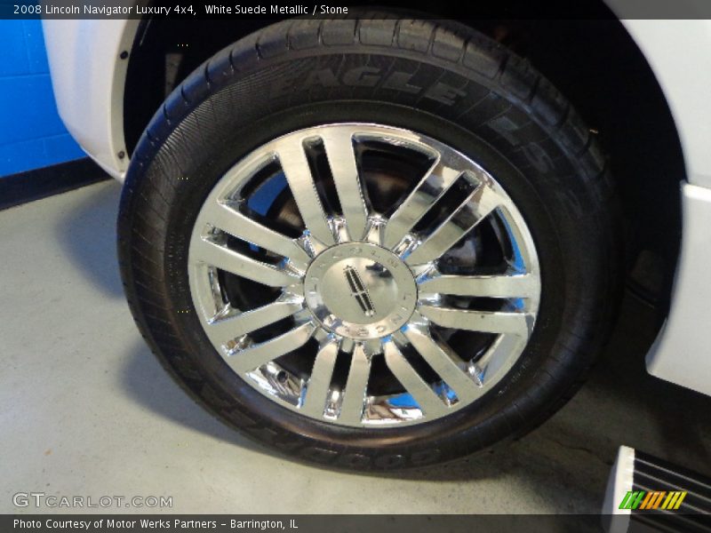 White Suede Metallic / Stone 2008 Lincoln Navigator Luxury 4x4