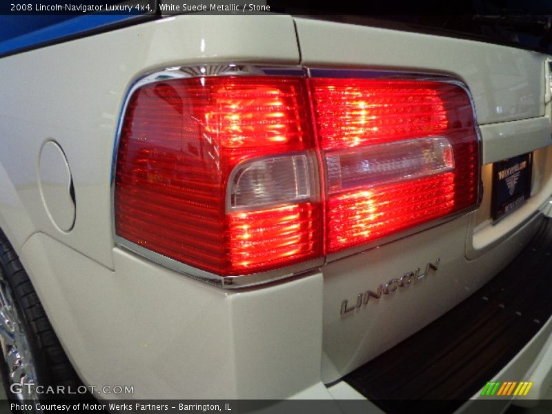 White Suede Metallic / Stone 2008 Lincoln Navigator Luxury 4x4