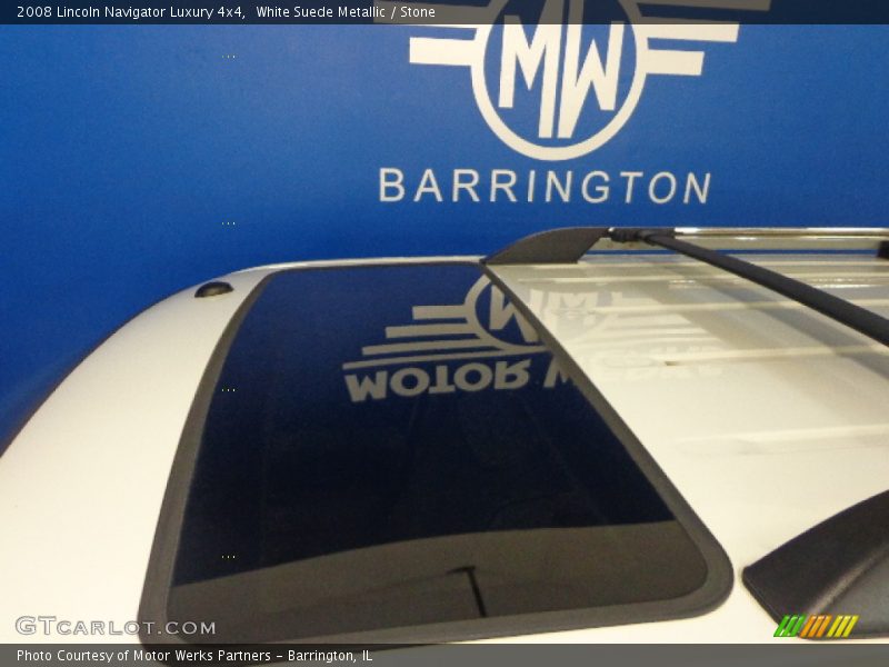 White Suede Metallic / Stone 2008 Lincoln Navigator Luxury 4x4