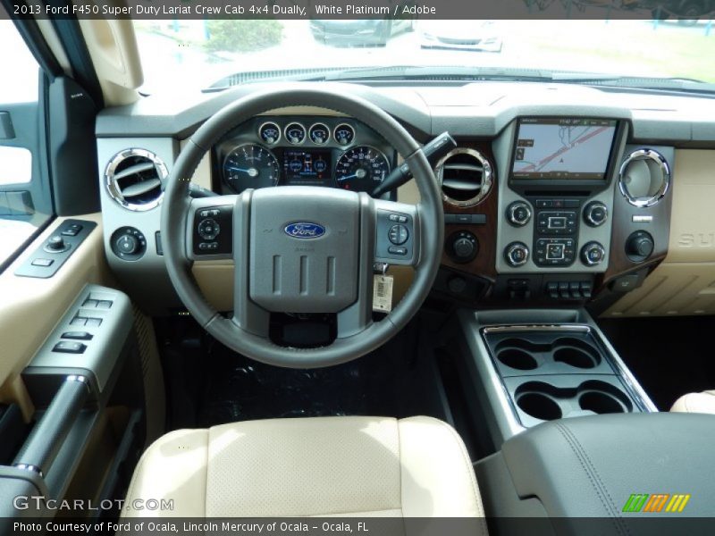 Dashboard of 2013 F450 Super Duty Lariat Crew Cab 4x4 Dually