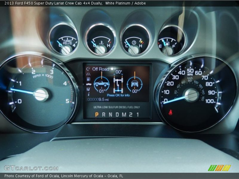  2013 F450 Super Duty Lariat Crew Cab 4x4 Dually Lariat Crew Cab 4x4 Dually Gauges