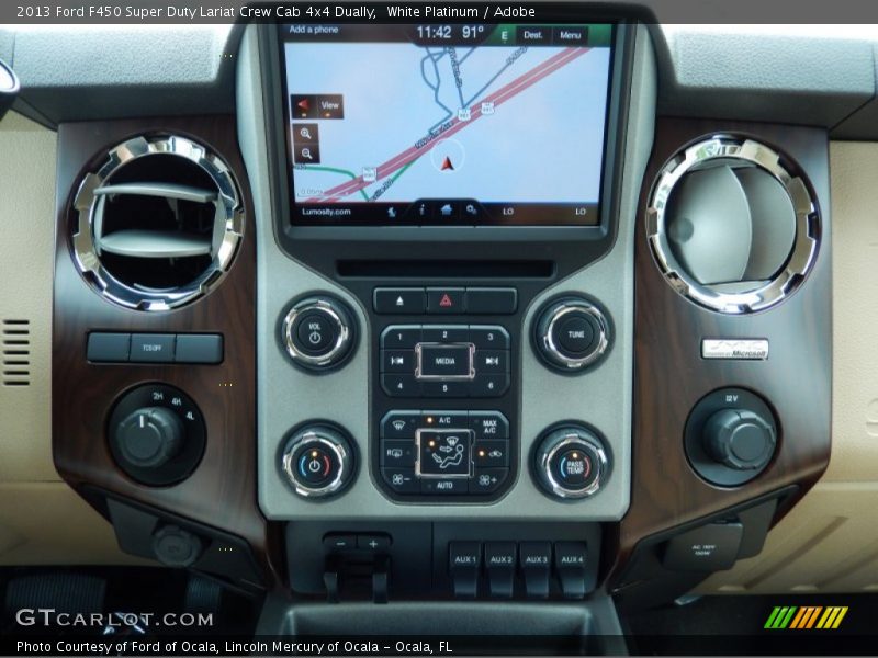 Controls of 2013 F450 Super Duty Lariat Crew Cab 4x4 Dually