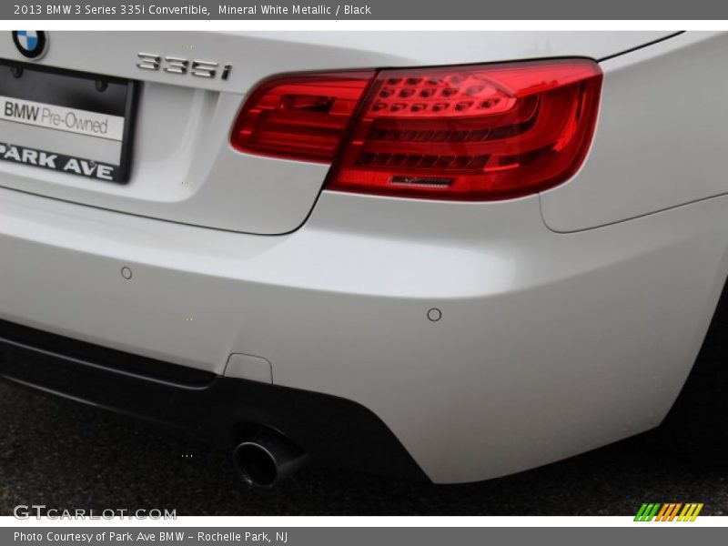 Mineral White Metallic / Black 2013 BMW 3 Series 335i Convertible