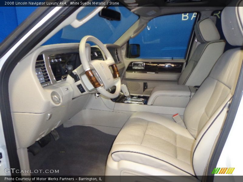 White Suede Metallic / Stone 2008 Lincoln Navigator Luxury 4x4