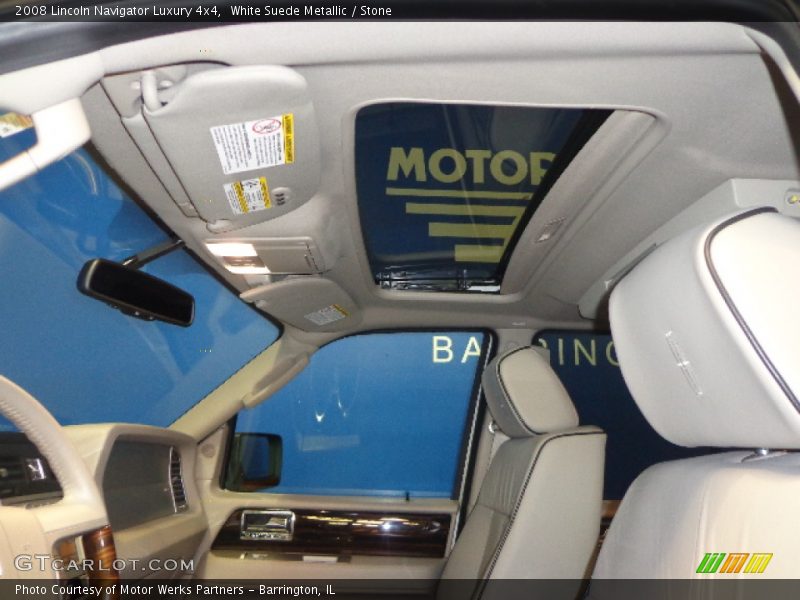 White Suede Metallic / Stone 2008 Lincoln Navigator Luxury 4x4