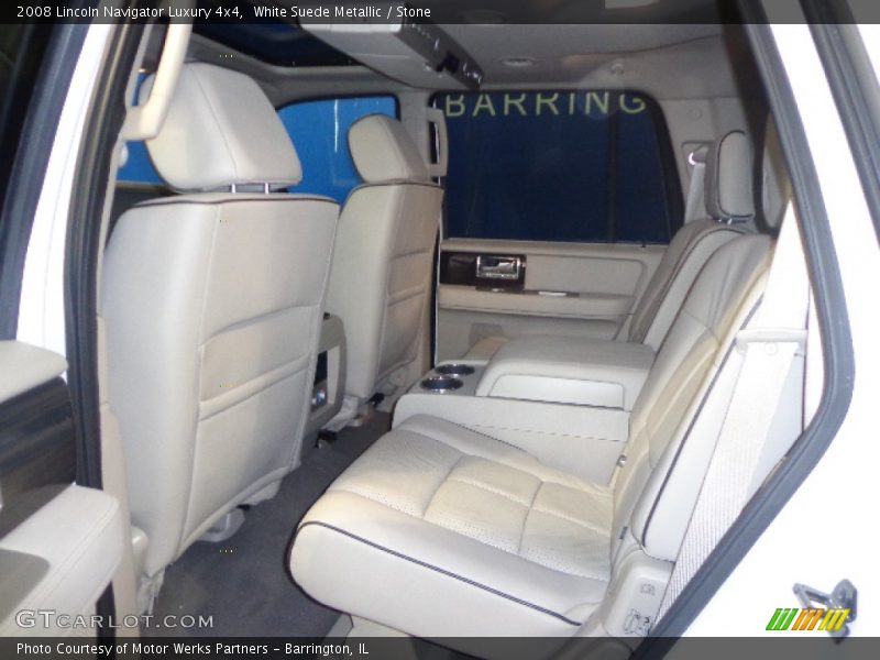 White Suede Metallic / Stone 2008 Lincoln Navigator Luxury 4x4