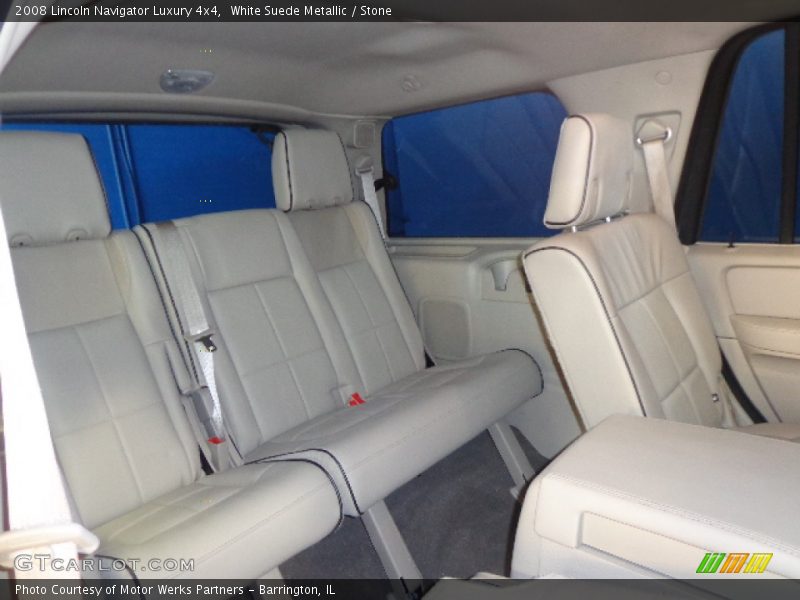 White Suede Metallic / Stone 2008 Lincoln Navigator Luxury 4x4