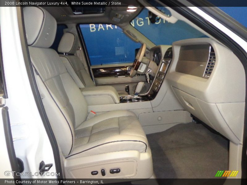 White Suede Metallic / Stone 2008 Lincoln Navigator Luxury 4x4