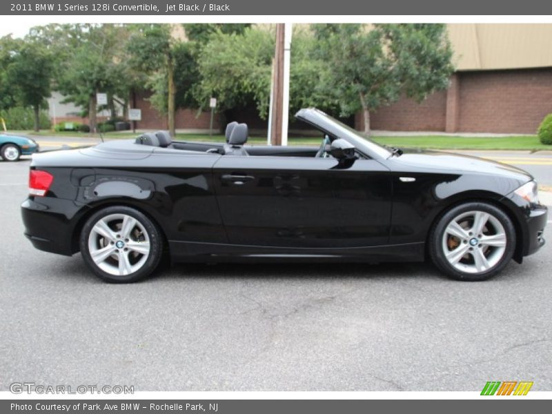 Jet Black / Black 2011 BMW 1 Series 128i Convertible