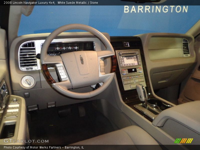 White Suede Metallic / Stone 2008 Lincoln Navigator Luxury 4x4