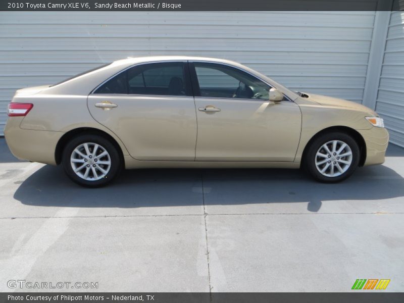 Sandy Beach Metallic / Bisque 2010 Toyota Camry XLE V6