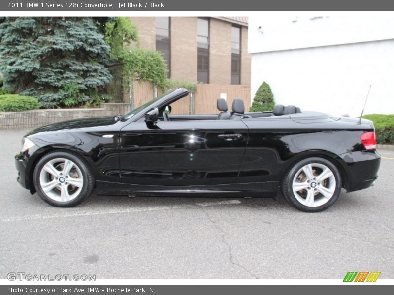 Jet Black / Black 2011 BMW 1 Series 128i Convertible