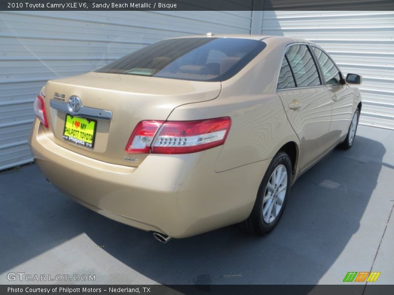 Sandy Beach Metallic / Bisque 2010 Toyota Camry XLE V6
