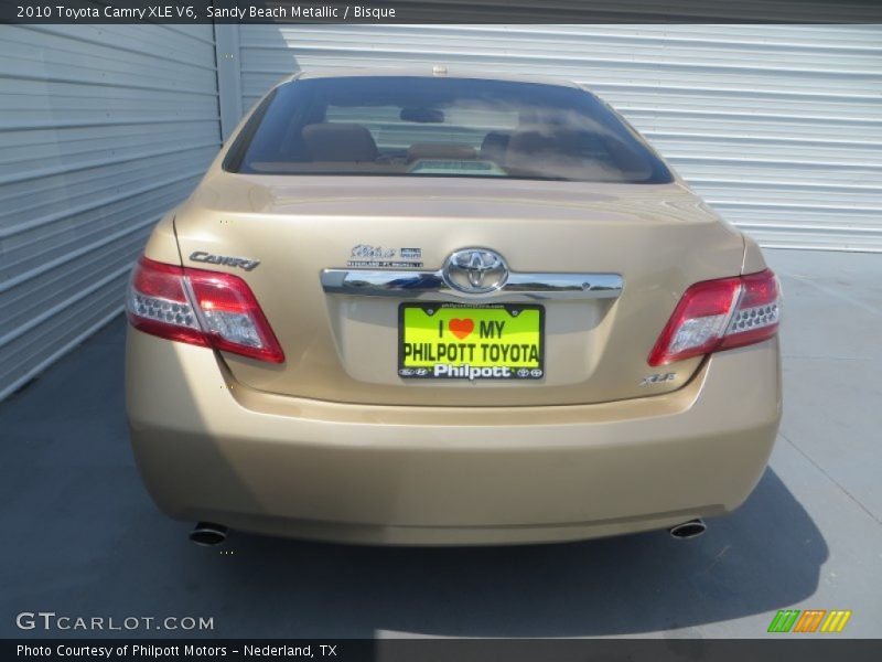 Sandy Beach Metallic / Bisque 2010 Toyota Camry XLE V6