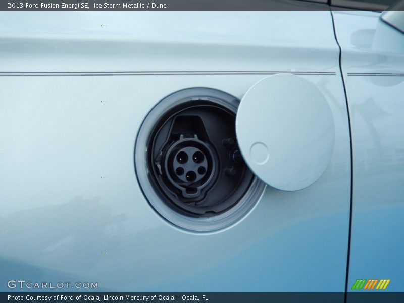 Ice Storm Metallic / Dune 2013 Ford Fusion Energi SE