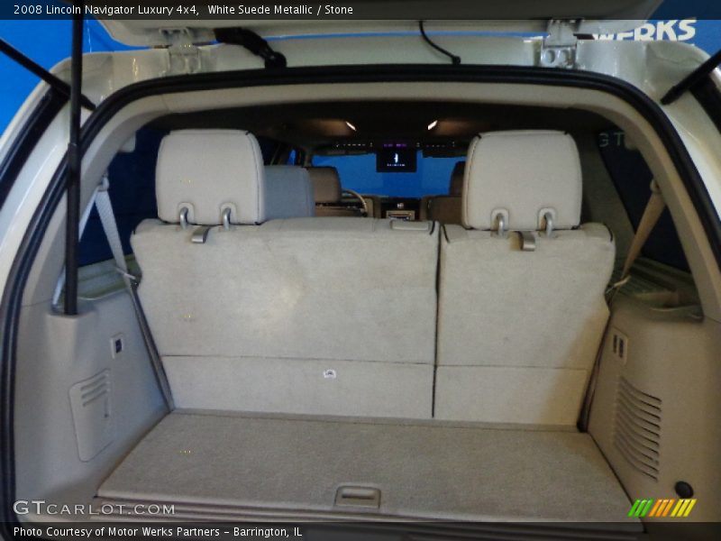 White Suede Metallic / Stone 2008 Lincoln Navigator Luxury 4x4