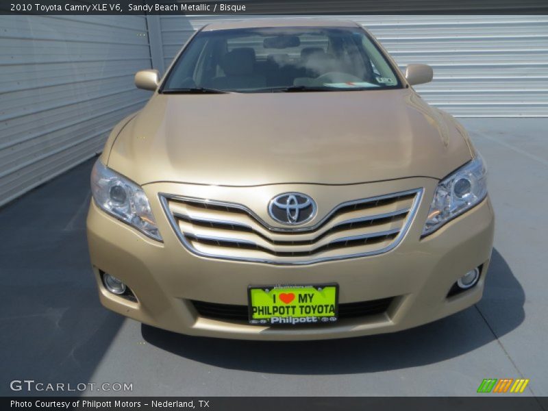 Sandy Beach Metallic / Bisque 2010 Toyota Camry XLE V6