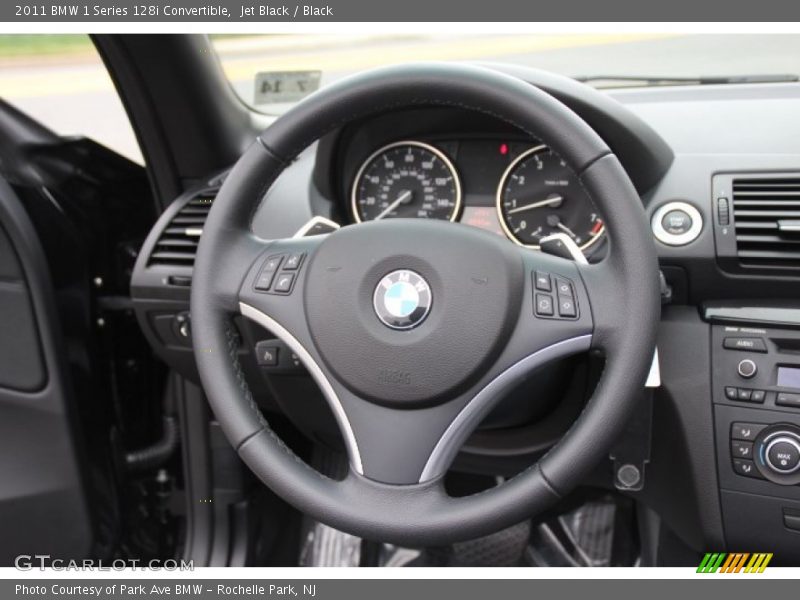 Jet Black / Black 2011 BMW 1 Series 128i Convertible