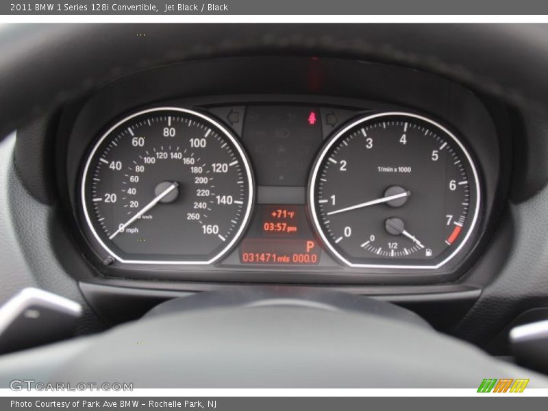 Jet Black / Black 2011 BMW 1 Series 128i Convertible