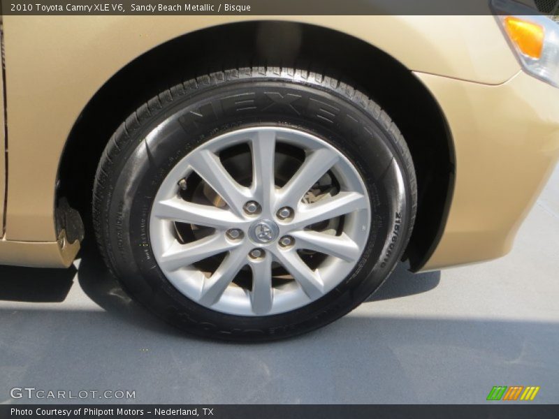 Sandy Beach Metallic / Bisque 2010 Toyota Camry XLE V6
