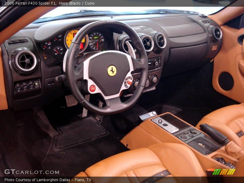 Nero (Black) / Cuoio 2006 Ferrari F430 Spider F1